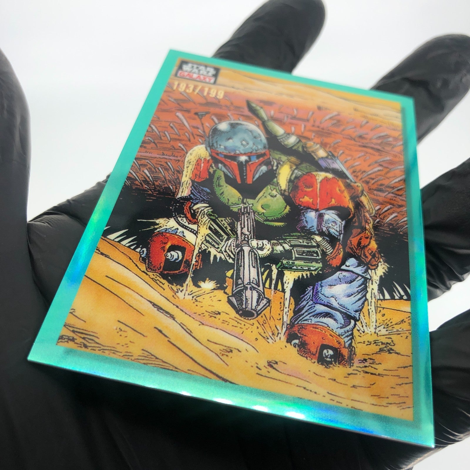Star Wars Galaxy 2023 From The Depths 37 Aqua  /199 Insert Topps Chrome [NM]