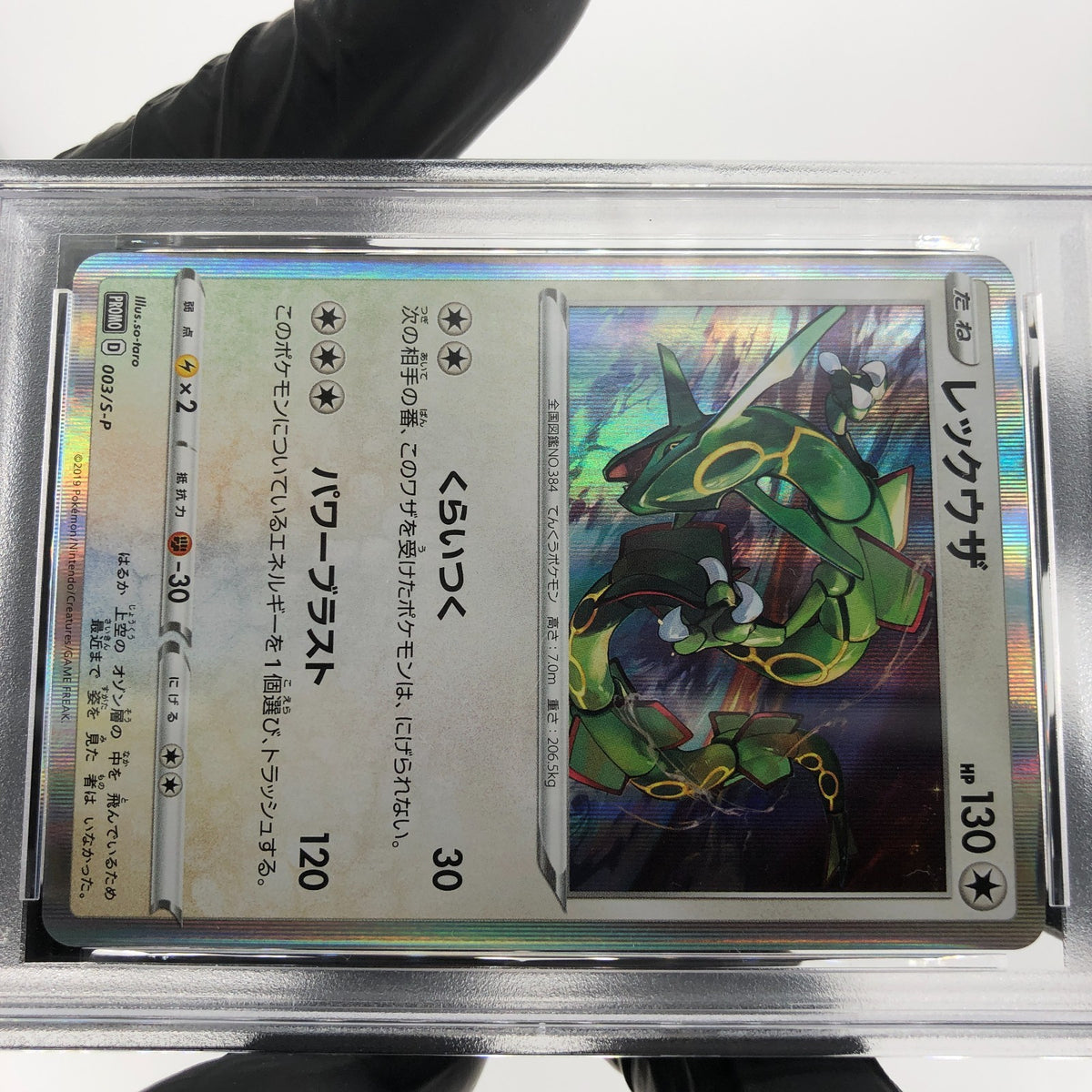 PSA 8 Pokemon Card Rayquaza 003/S-P Promo 2019 Japanese Karte [8]