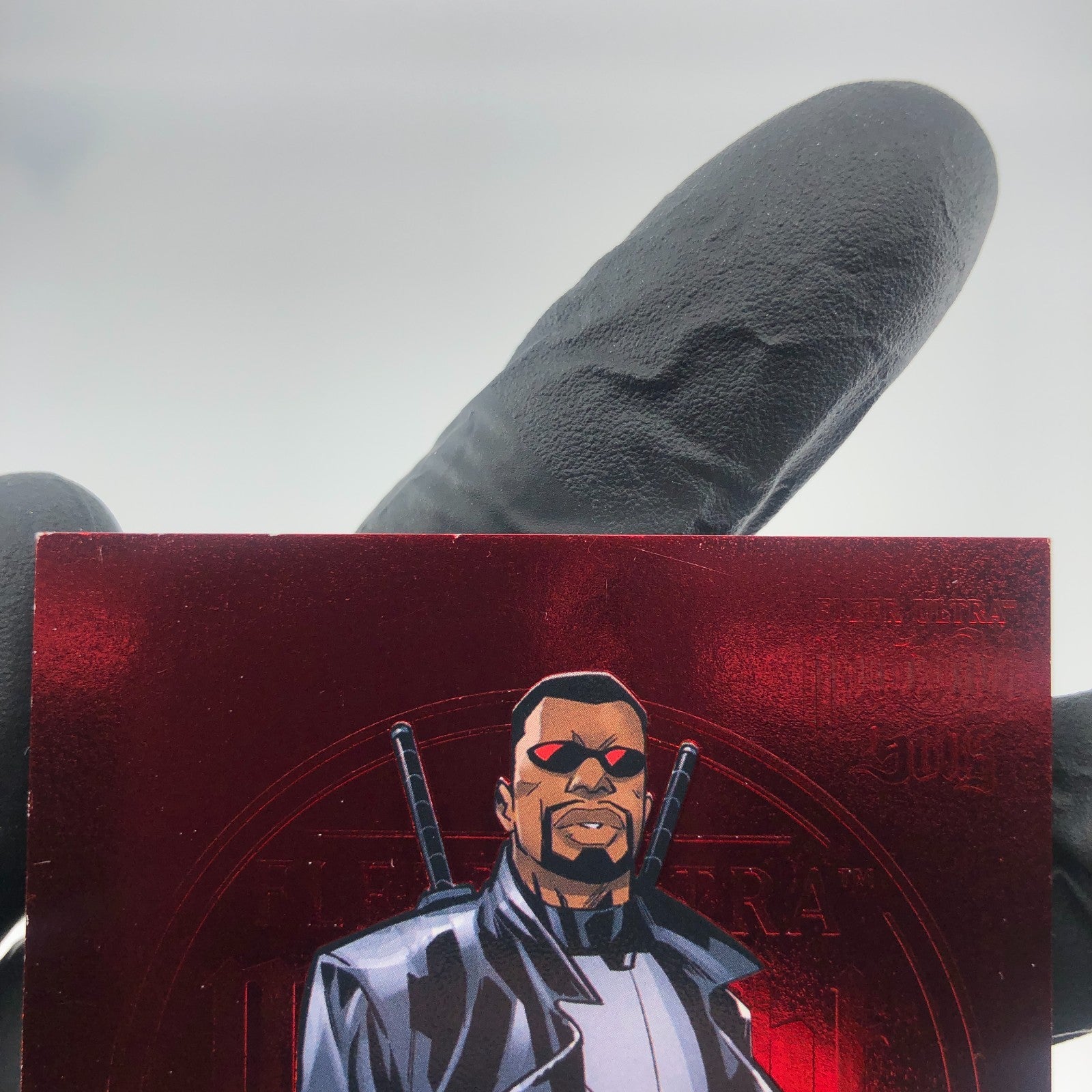 Marvel Card Blade M-5 Ruby /50 Midnight Sons 2022 Fleer Upper Deck [Exc.]