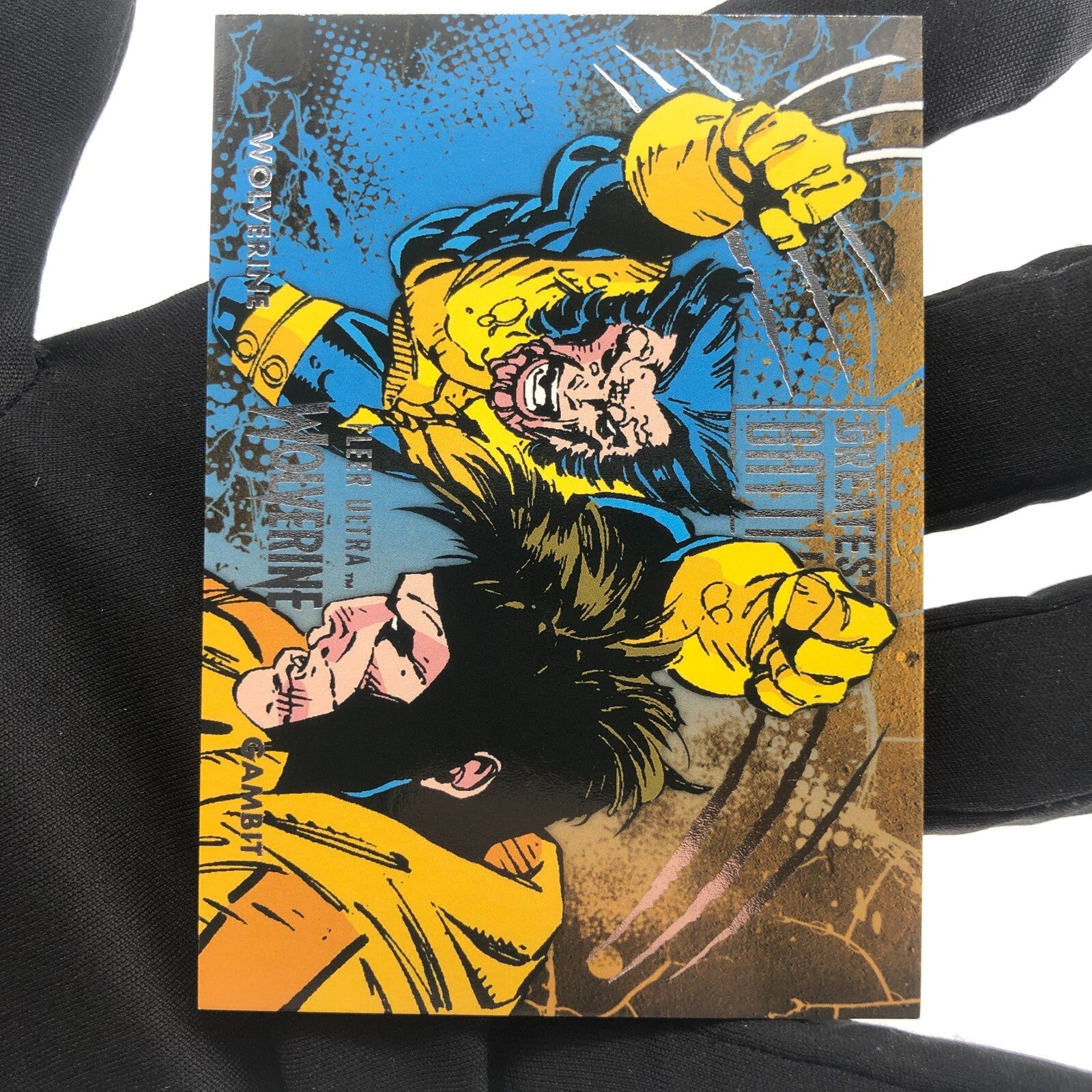 Marvel Card Gambit Vs Greatest Battles GB-20 Fleer Upper Wolverine Ultra[Rank A]