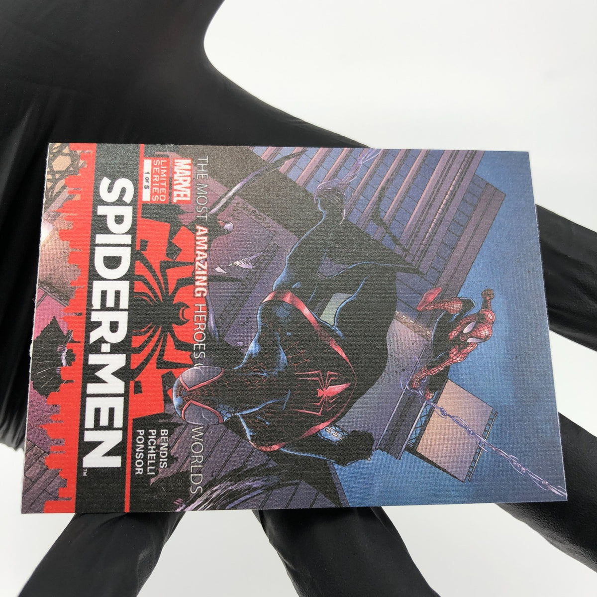 Marvel Card Spider-Man 74 Comic Covers Fleer Upper Deck Renditions [NM]