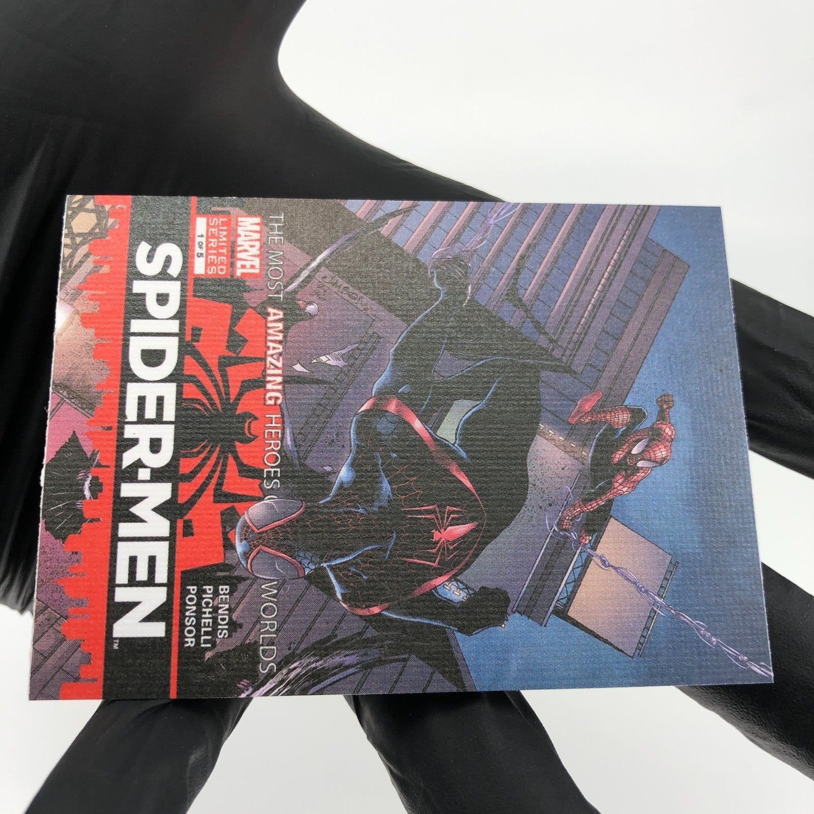 Marvel Card Spider-Man 74 Comic Covers Fleer Upper Deck Renditions [NM]
