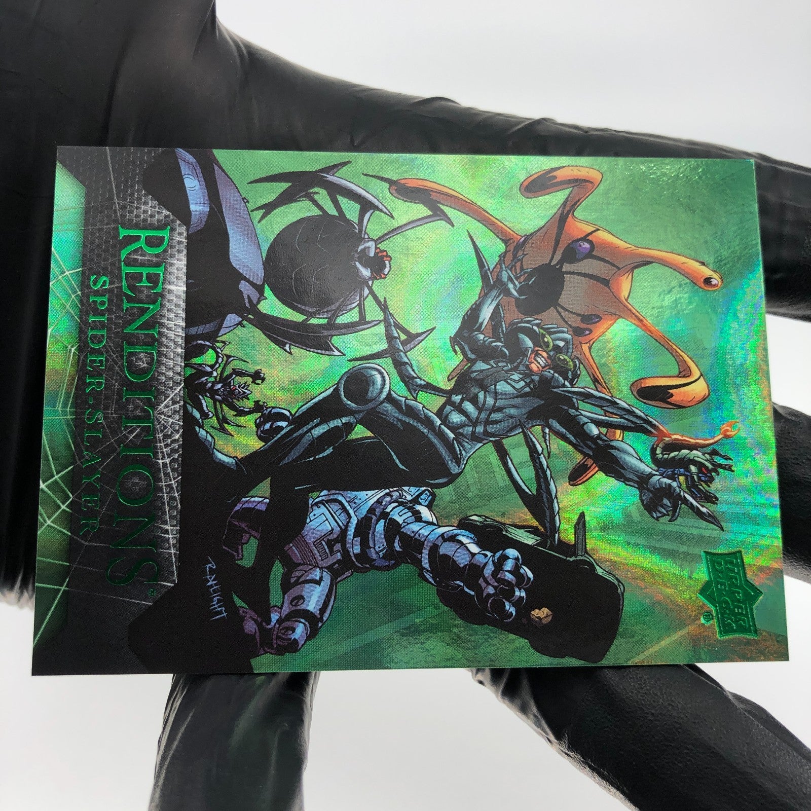 Marvel Card Spider-Slayer 59 Green  /399 Fleer Upper Deck Renditions [NM]