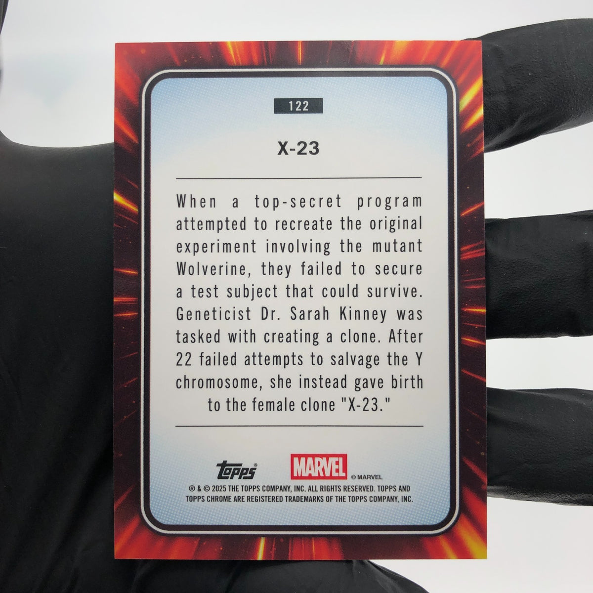 Marvel Card X-23 122 Green Blue /199 Topps Chrome 2025 [NM]