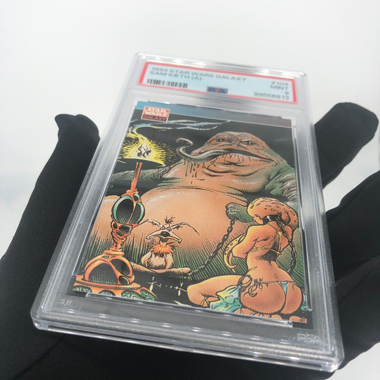 Star Wars PSA 9 Galaxy Card New Visions 104 Topps Sam Kieth 1993 [9]