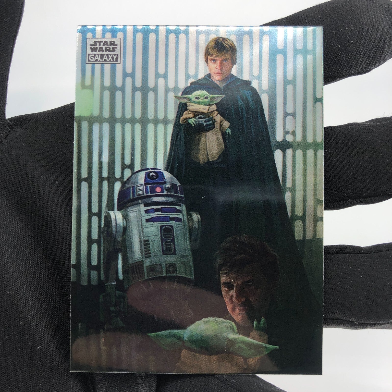 Star Wars Galaxy 2024 The Choice 78 Luke Grogu Mando Topps Chrome [Rank A]