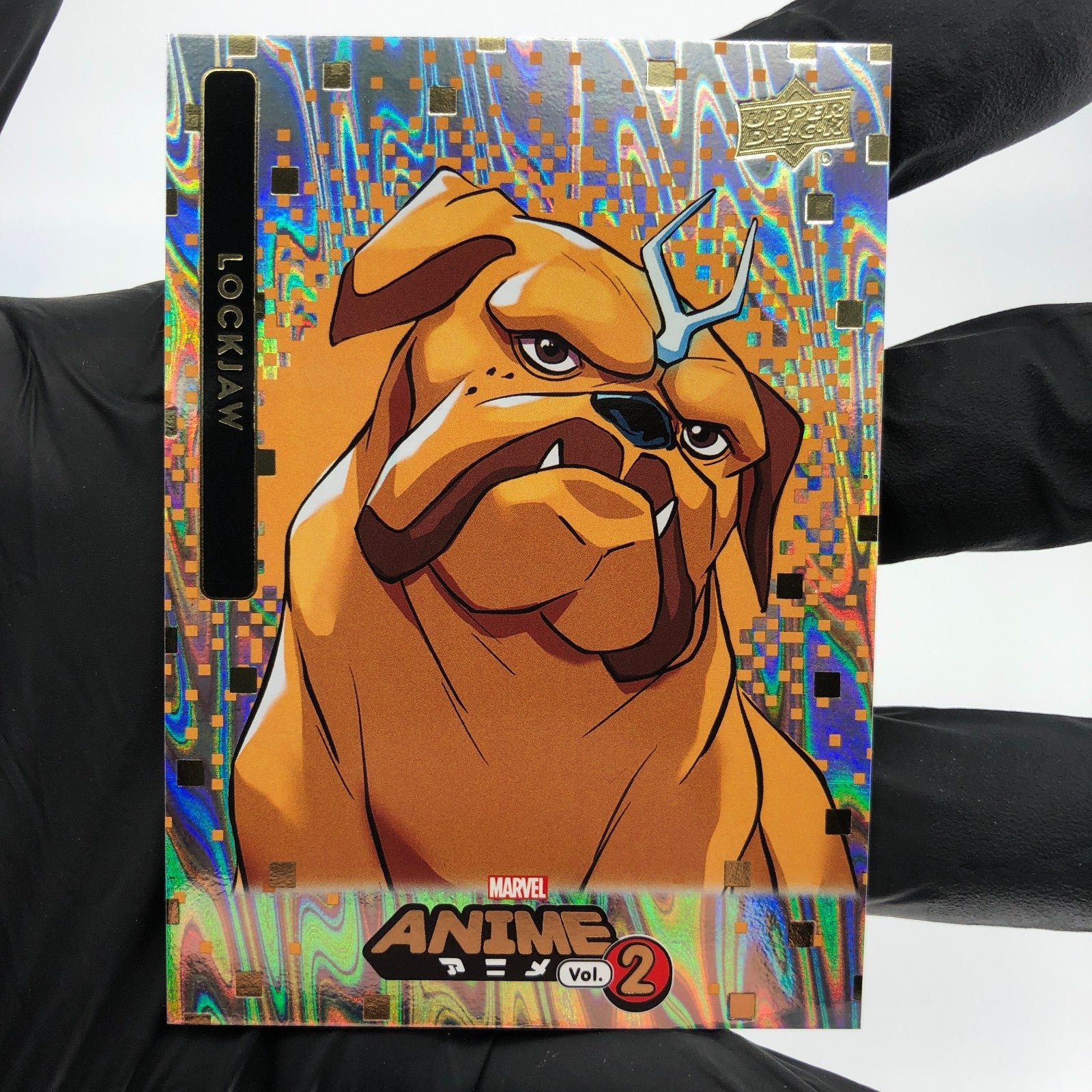 Marvel Card Lockjaw 49 Anime Vol.02 Mega Moon Holo Upper Deck Fleer [NM]