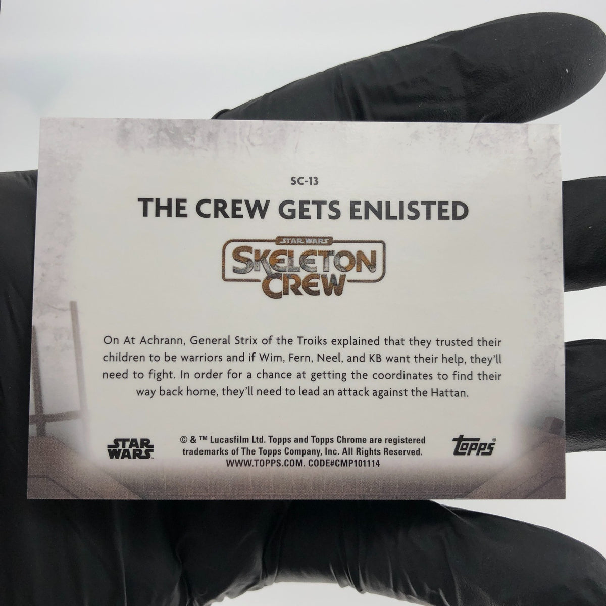 2025 Topps Chrome Star Wars Skeleton Crew SC-13 Green /99 [NM]
