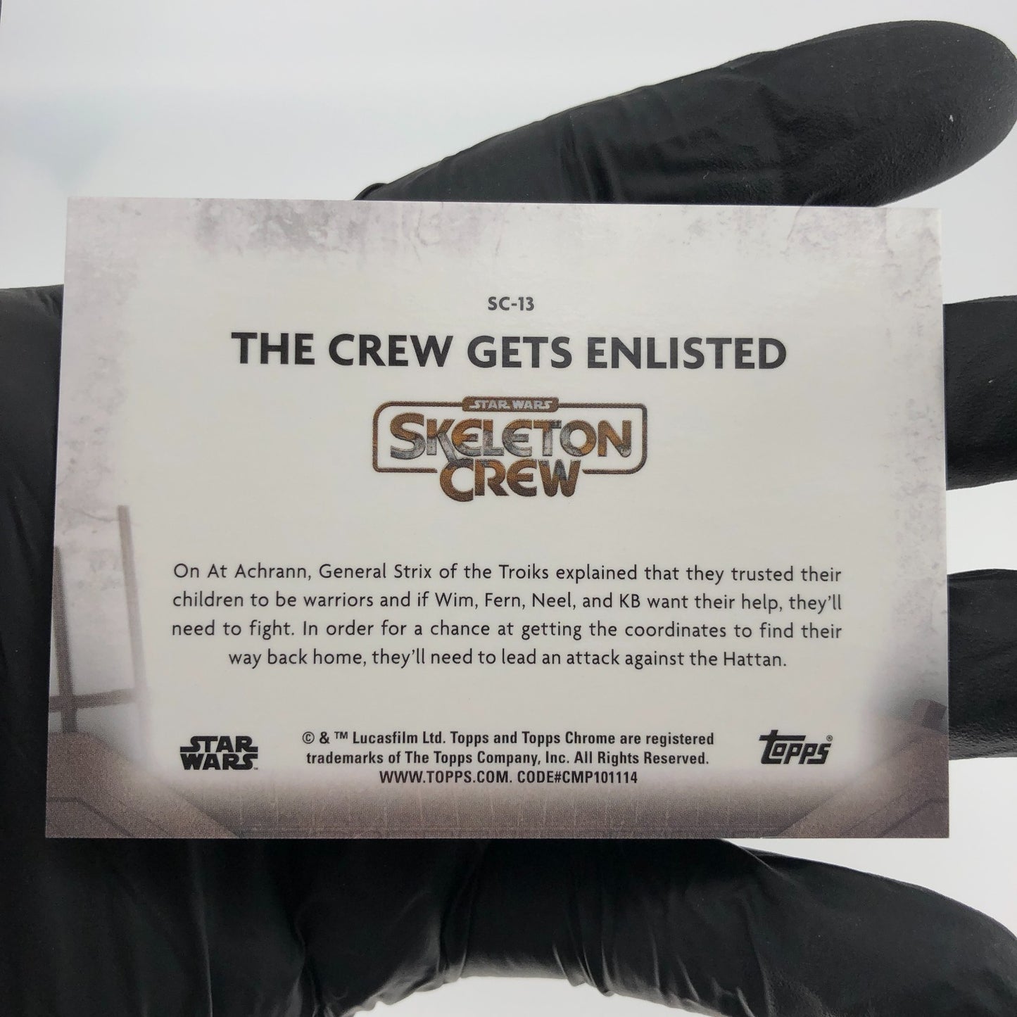 2025 Topps Chrome Star Wars Skeleton Crew SC-13 Green /99 [NM]