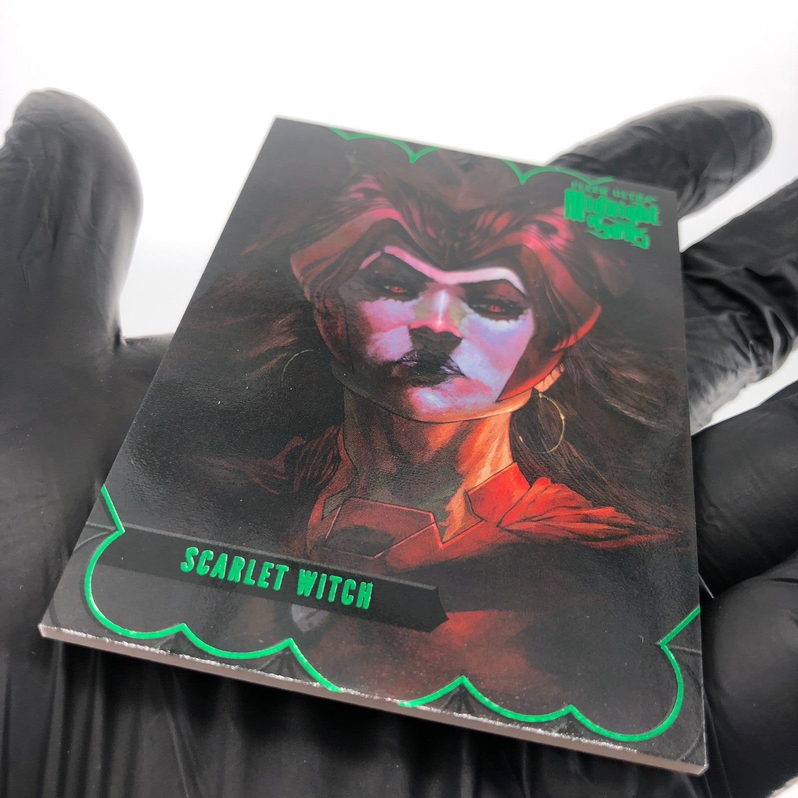 Marvel Card Scarlet Witch 81 Parallel  Midnight Sons 2022 Fleer Upper Deck [NM]