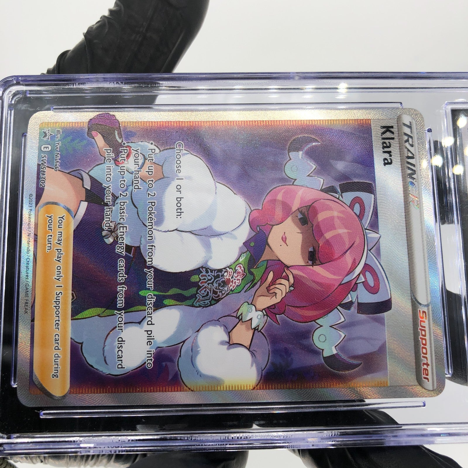 CGC 9.5 Pokemon Card Klara SWSH302 Promo Blackstar 2023 English Karte [9.5]