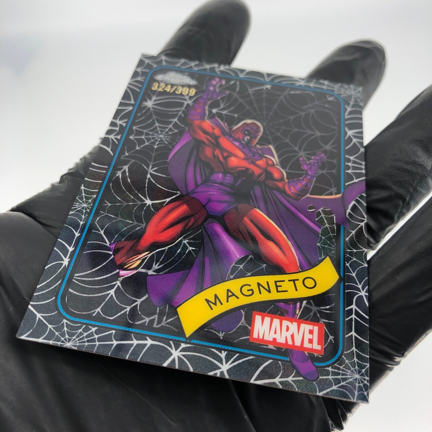 Marvel Card Magneto 169 Black Web /399 Topps Chrome 2025 [NM]