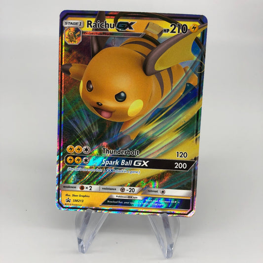 Pokemon Card Raichu GX SM213 Holo Promo English Karte [Mint]