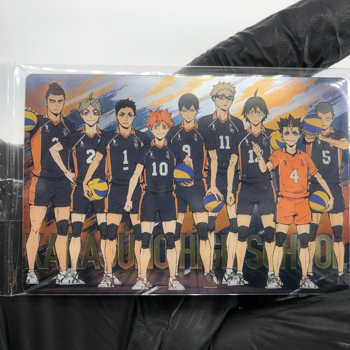 Haikyu!! Card Wafer Karasuno No.18 Holo japanese [Sealed]