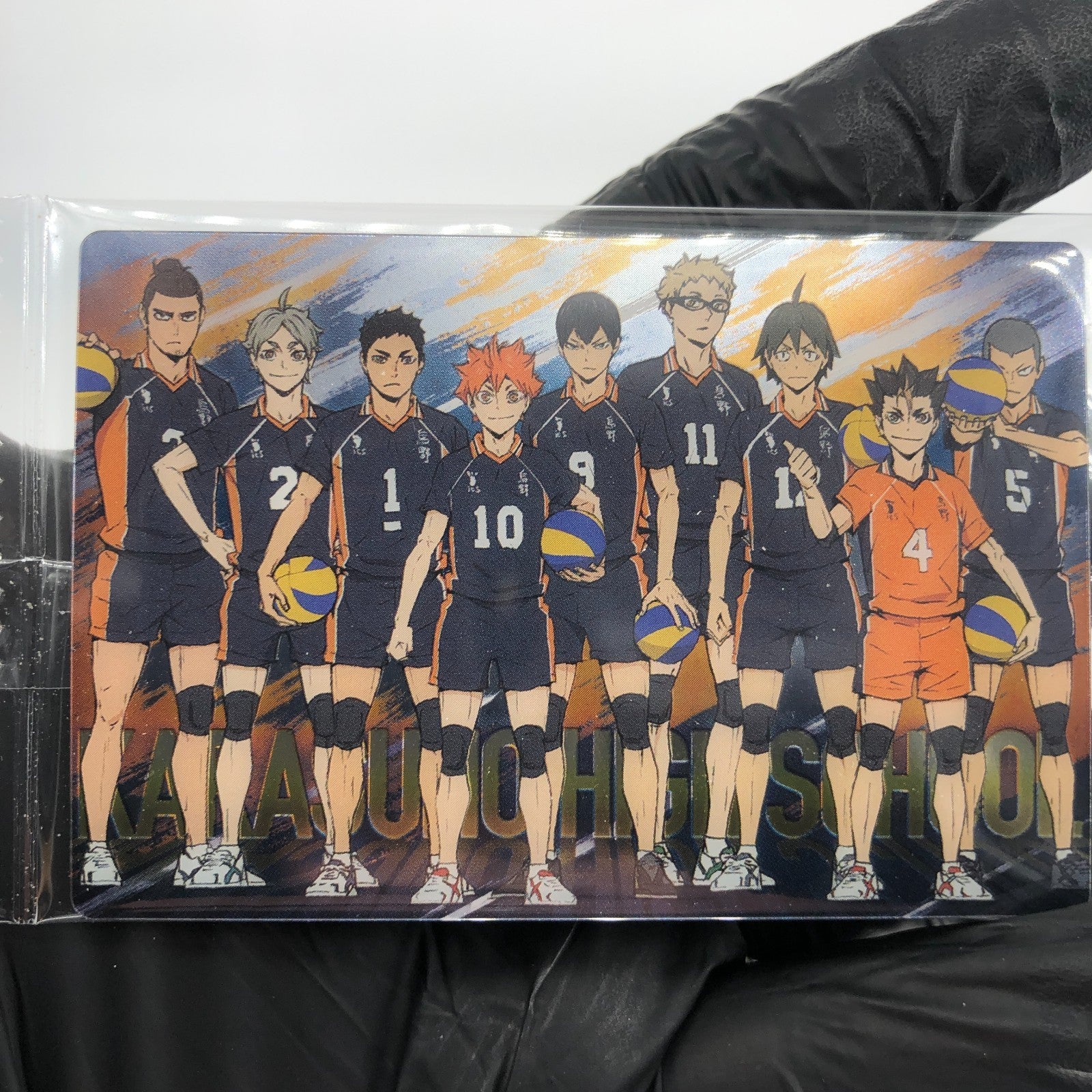 Haikyu!! Card Wafer Karasuno No.18 Holo japanese [Sealed]