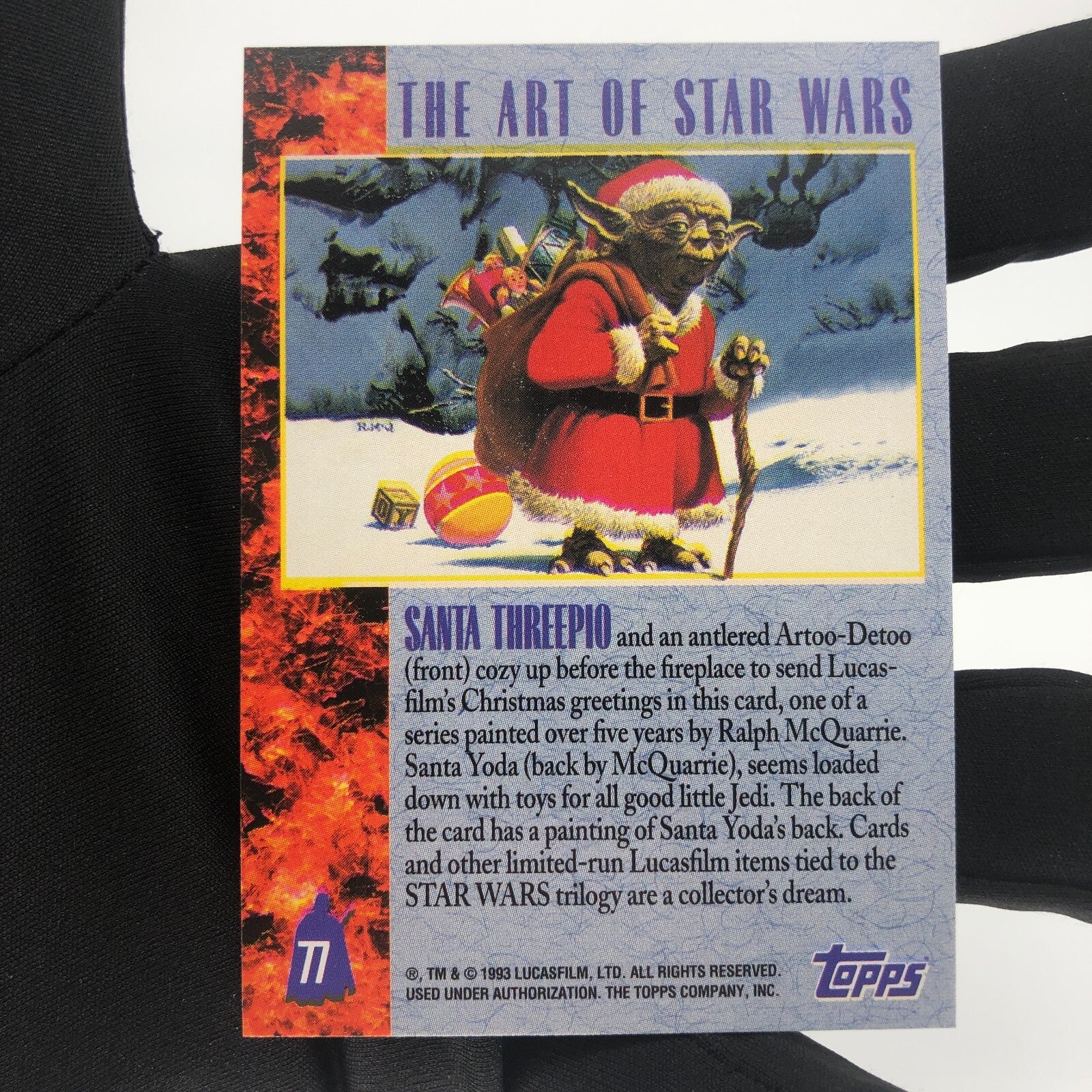 Star Wars Galaxy Card The Art Of Star Wars 77 1993 Topps [Rank A]
