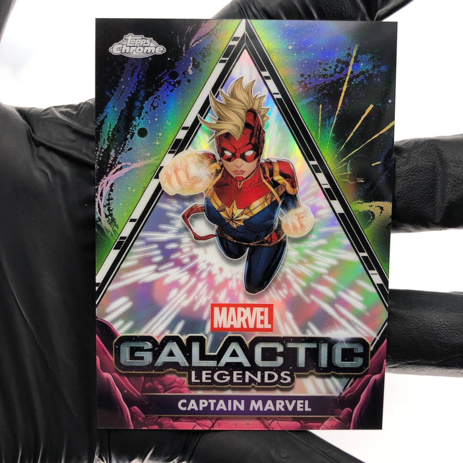 Marvel Card Captain Marvel GL-9 Galactic Legends SP Topps Chrome 2025 [NM]
