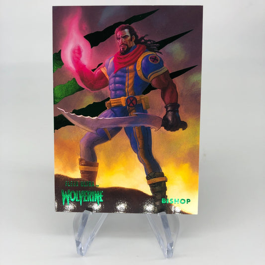 Marvel Card Bishop 61 Green Fleer Upper Wolverine Ultra [A]
