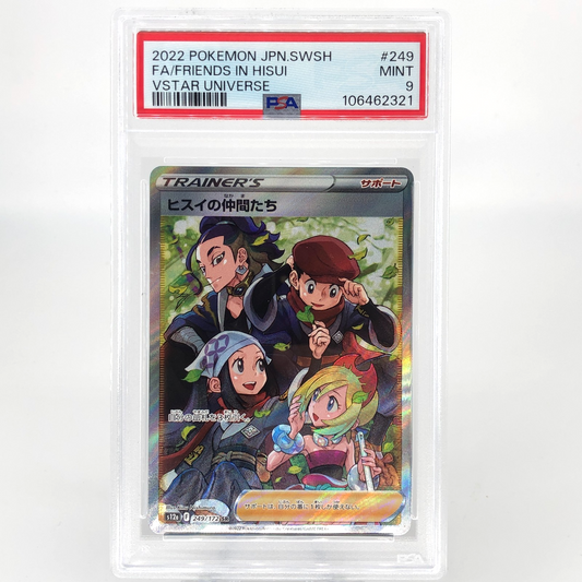 PSA 9 Pokemon Card Hisui Friends 249/172 SR S12a Japanese Karte [9]