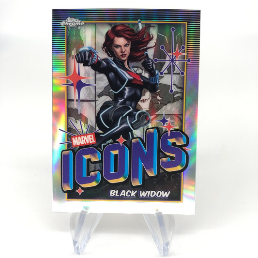 Marvel Card Black Widow MI-6 Icons Topps Chrome 2025 [NM]