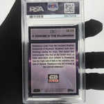 PSA 8 Star Wars Galaxy 2022 Wookiee 48 Wave Refractor /99 Topps Chrome [8]
