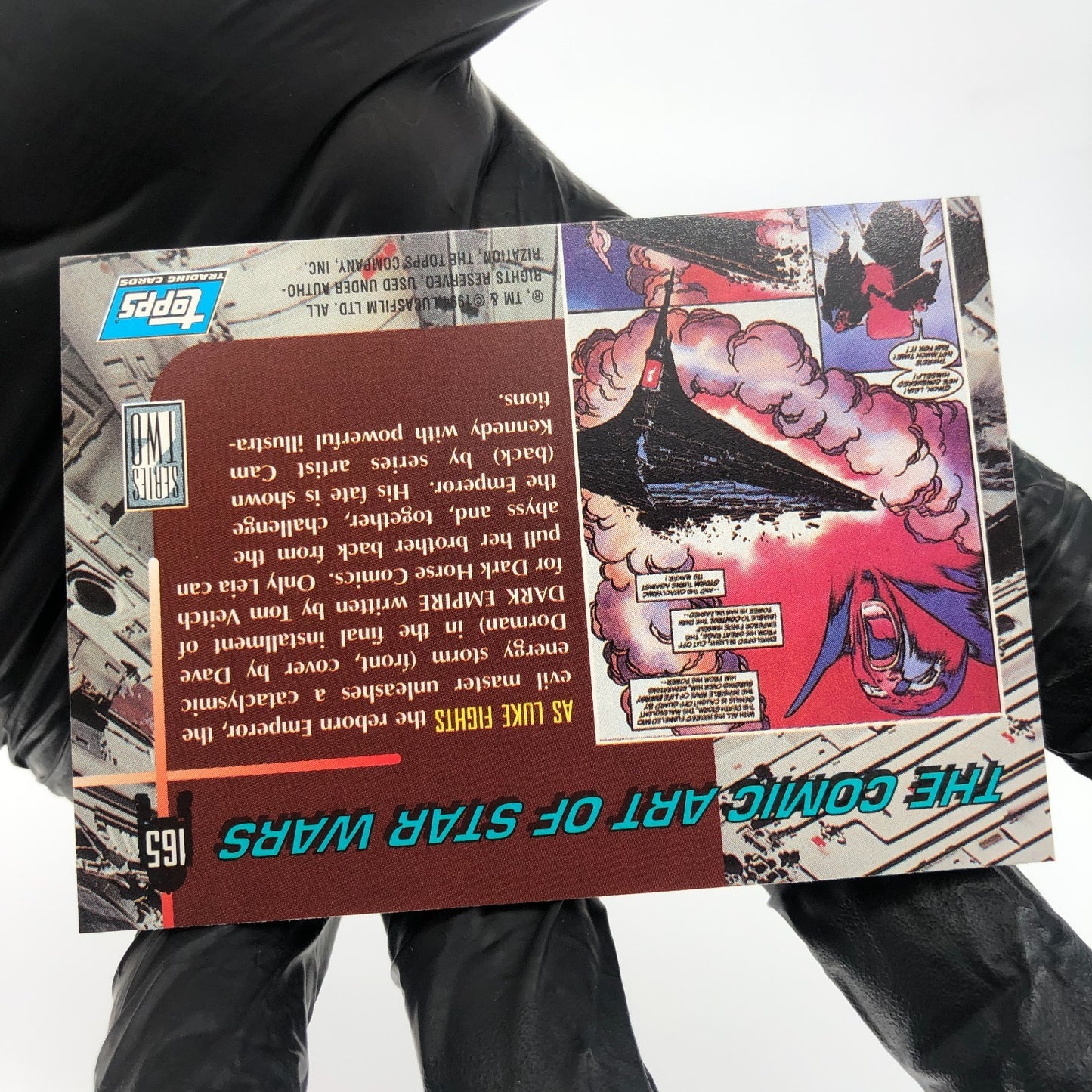 Star Wars Galaxy Card Leia 165 Comic Art of Topps 1994 [NM]