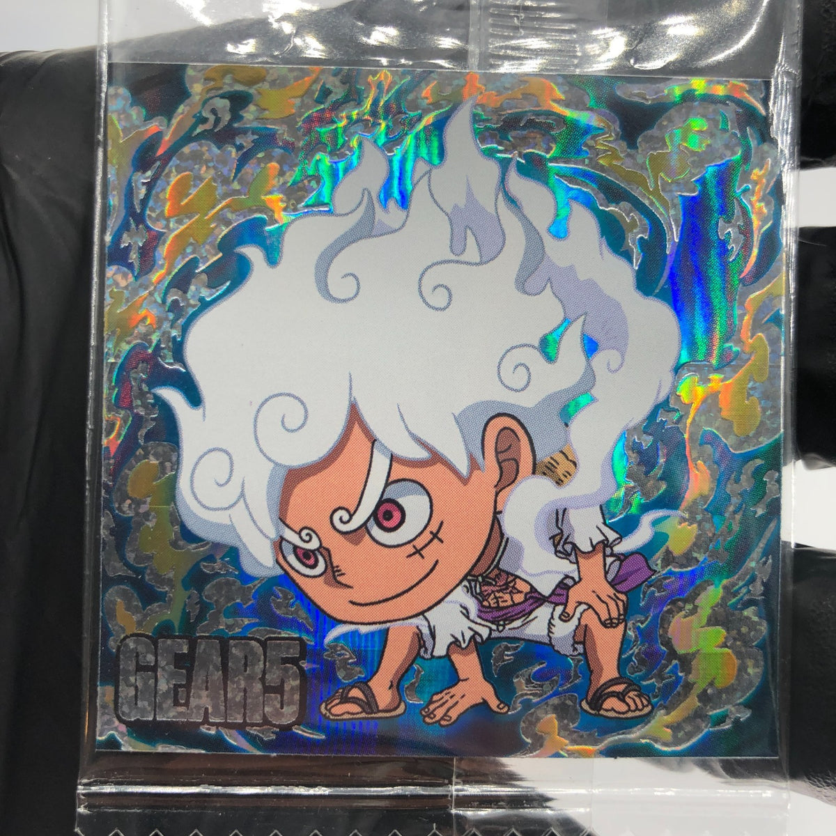 One Piece Luffy Gear 5 SW9-01 SGR Holo Wafer  Japanese [Sealed]