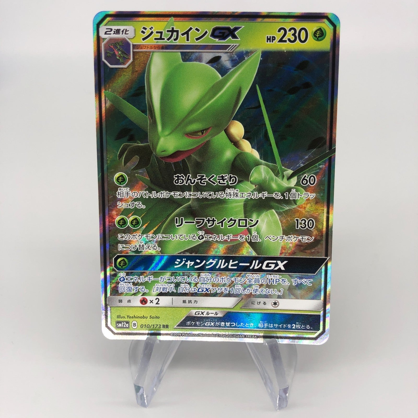 Pokemon Card Sceptile GX 010/173 sm12a japanese Karte [Mint]
