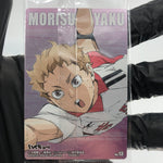 Haikyu!! Card Wafer Morisu Yaku No.13 Holo japanese [Sealed]