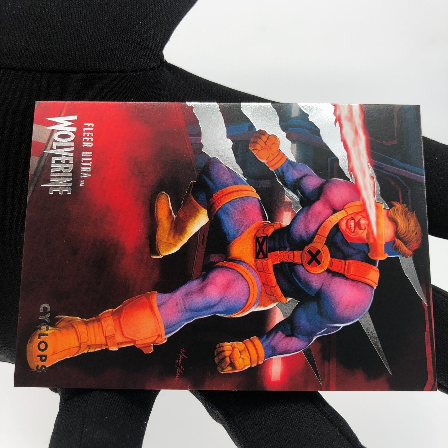 Marvel Card Cyclops 19 Base Upper Wolverine Ultra [A]