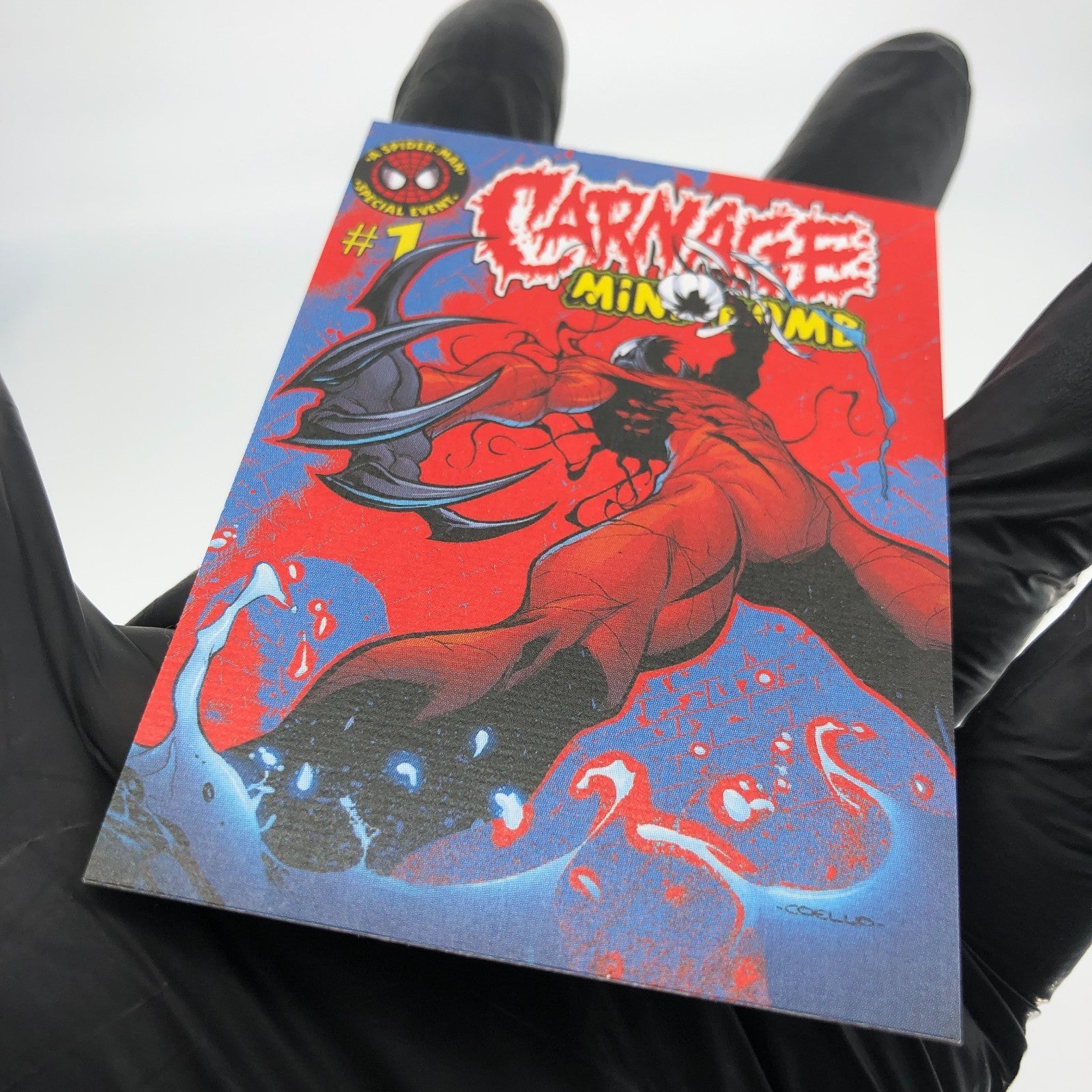 Marvel Card Carnage 25 Comic Covers Fleer Upper Deck Renditions [NM]