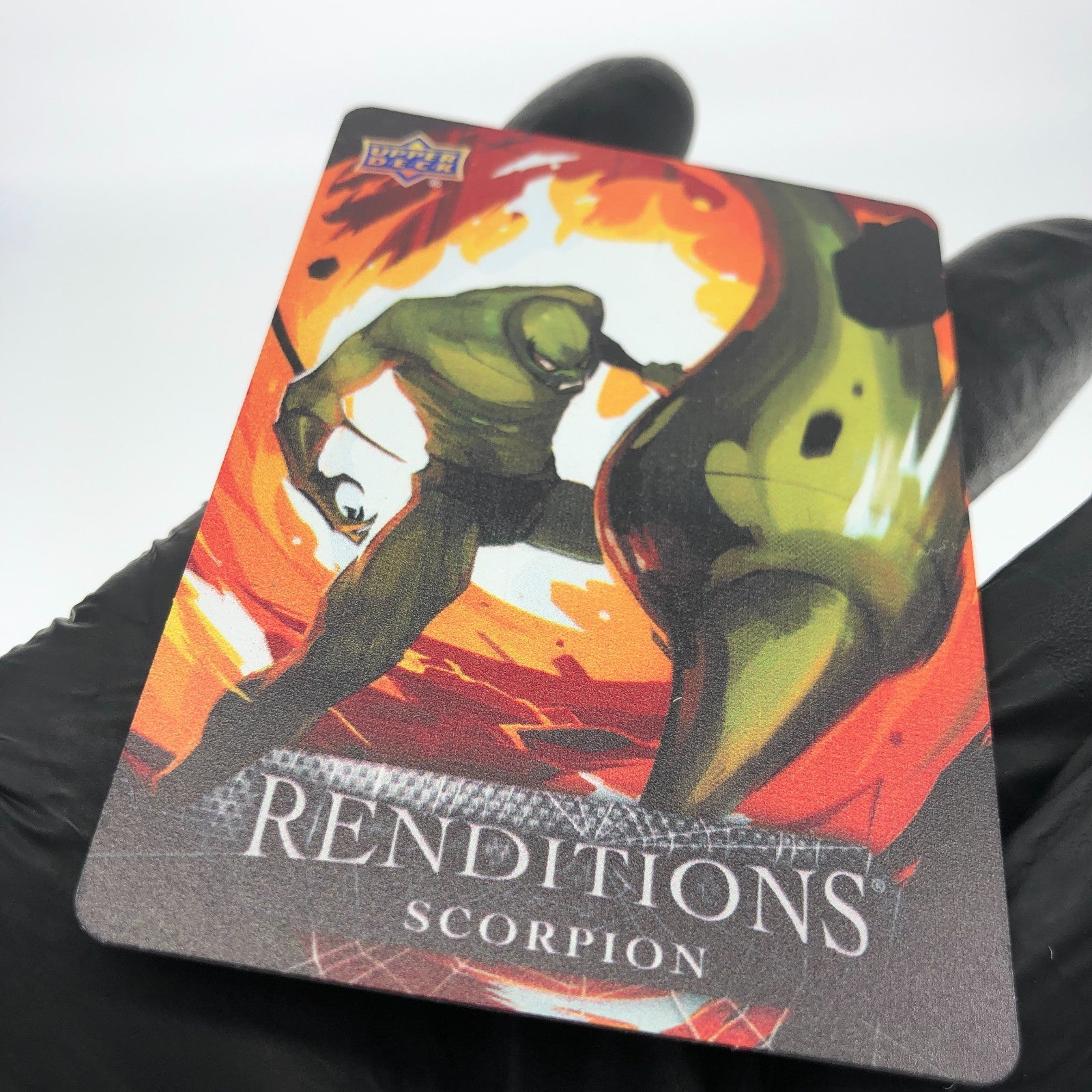 Marvel Card Scorpion 64 Metal  /25 Fleer Upper Deck Renditions [NM]