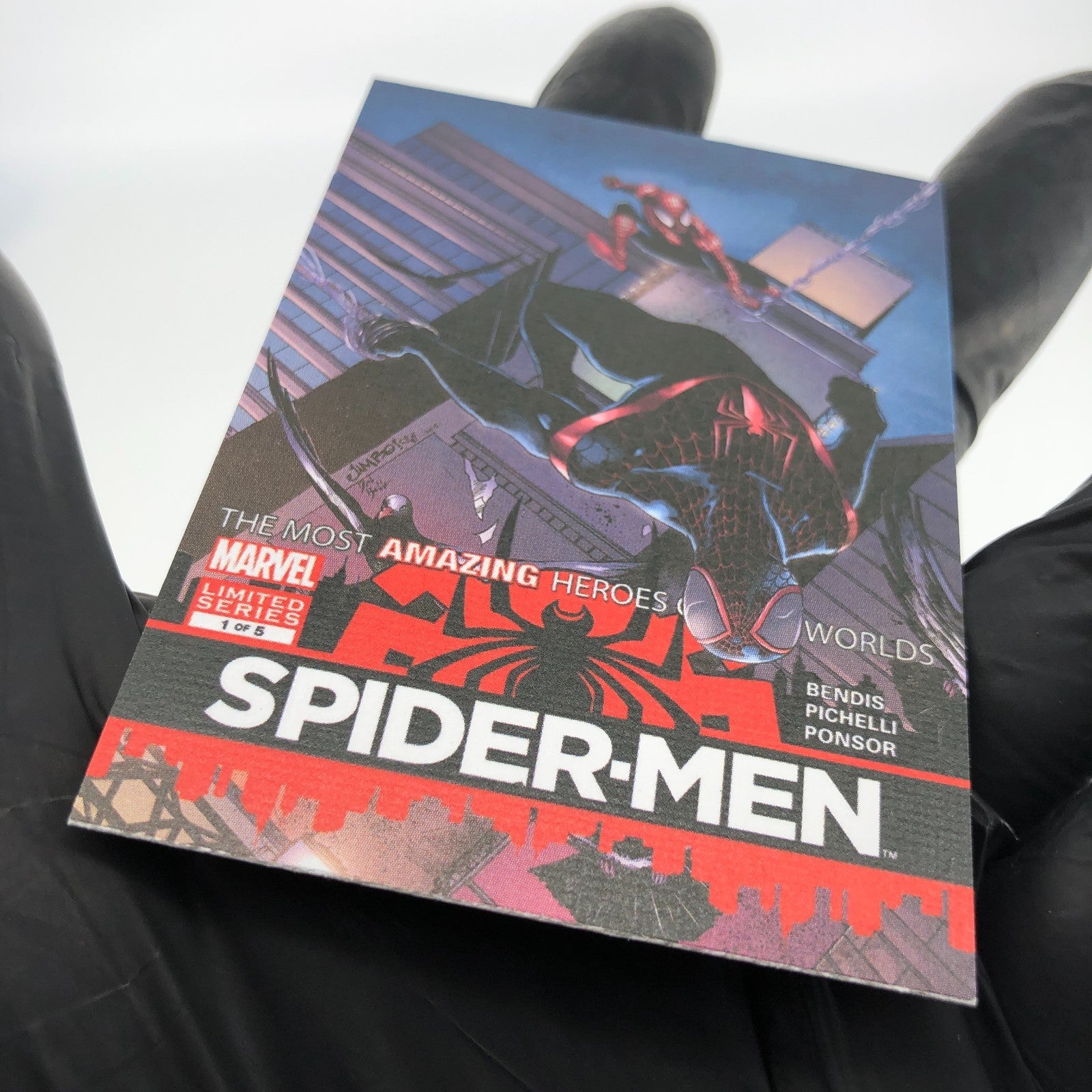 Marvel Card Spider-Man 74 Comic Covers Fleer Upper Deck Renditions [NM]