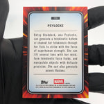 Marvel Card Psylocke 135 Black Web /399 Topps Chrome 2025 [NM]