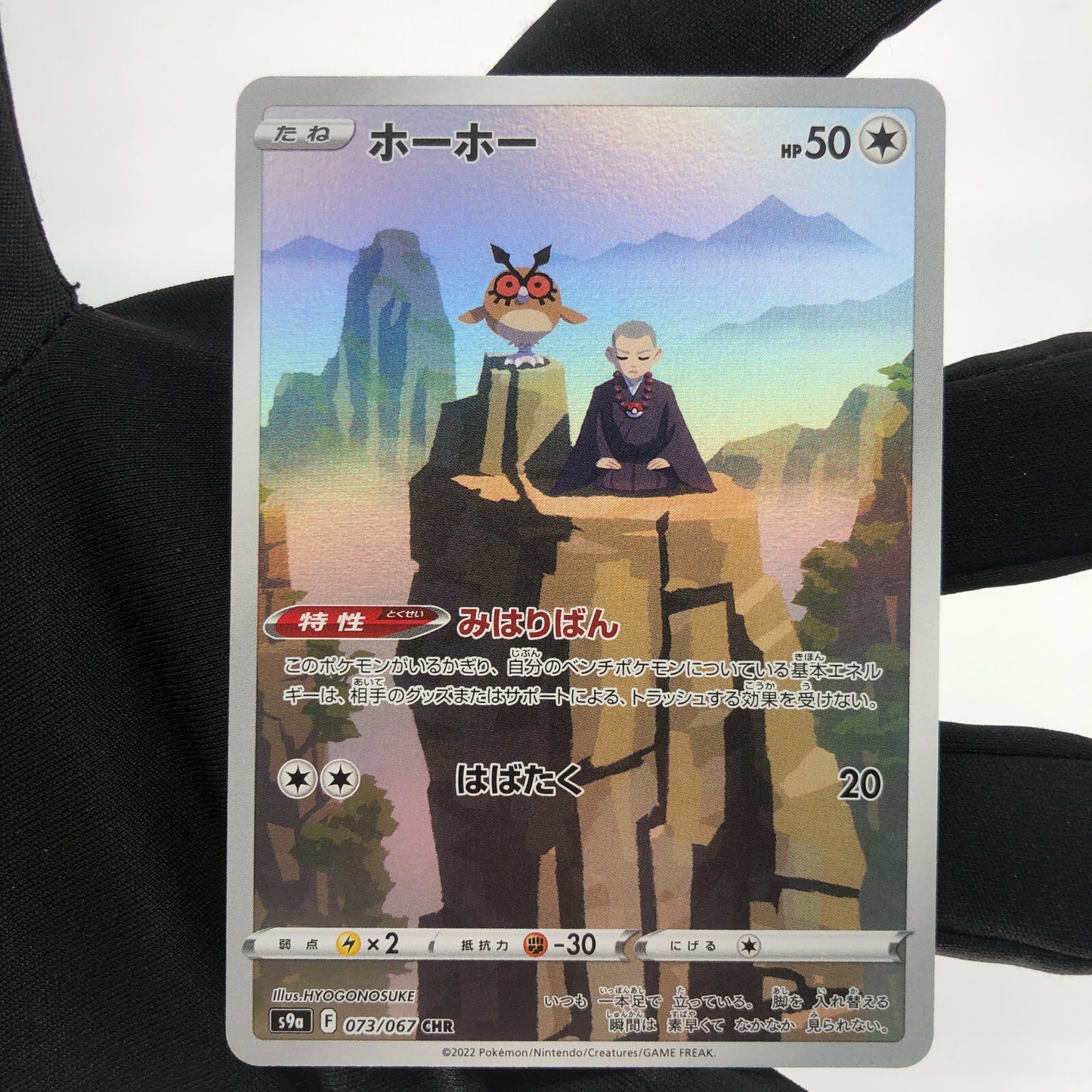 Pokemon Card Howlet 073/067 CHR s9a Japanese Karte [NM]