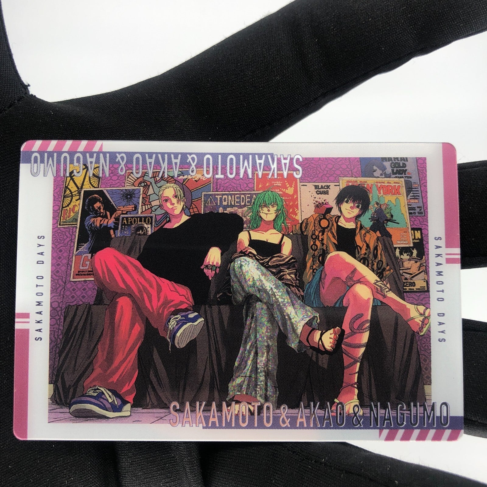 Sakamoto Days Card Wafer Akao Nagumo V-19 Holo Japanese [Mint]
