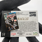 Marvel Card Black Cat Blue Traxx 5-V Variant  Fleer Upper Deck Masterpieces [NM]