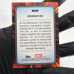 Marvel Card Abomination 132 Black Web /399 Topps Chrome 2025 [NM]