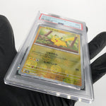 PSA 9 Pokemon Card Pikachu 025/165 C Pokeball SV2a Japanese Karte [9] 3