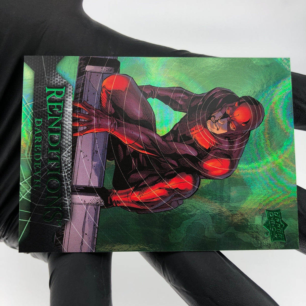 Marvel Card Daredevil 83 Green  /399 Fleer Upper Deck Renditions [NM]