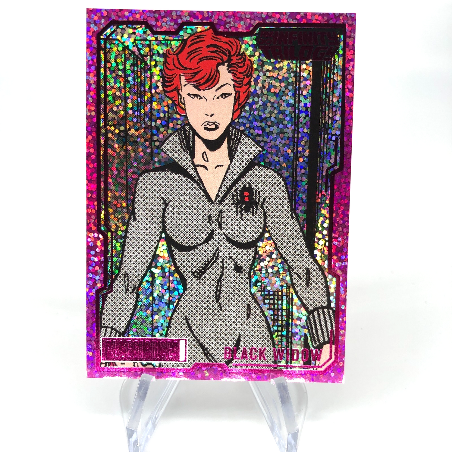 Marvel Card Black Widow 32 Magenta /199 Infinity Allegiance Upper Deck [NM]