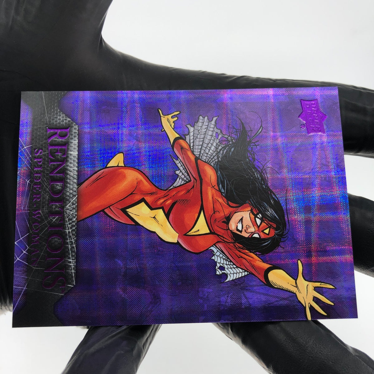 Marvel Card Spider-Woman 73 Purple /99 Fleer Upper Deck Renditions [NM]