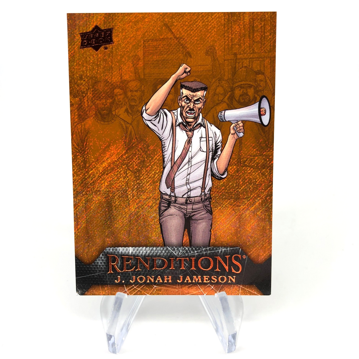 Marvel Card J. Jonah Jameson 58 Orange /299 Upper Deck Renditions [NM]