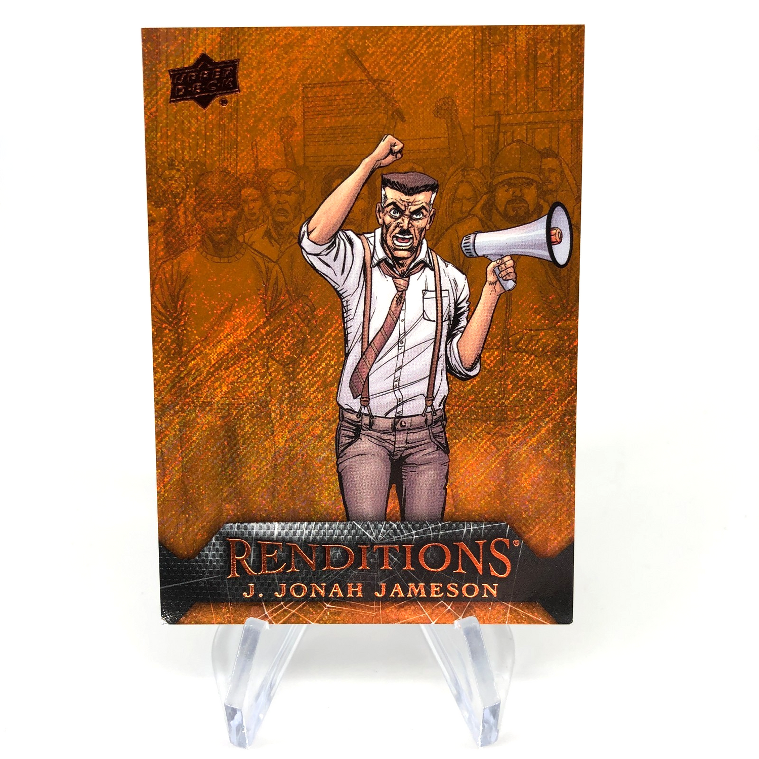 Marvel Card J. Jonah Jameson 58 Orange /299 Upper Deck Renditions [NM]
