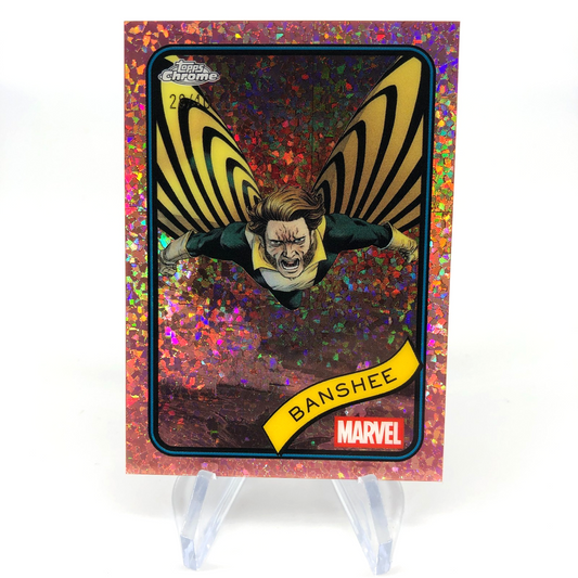 Marvel Card Banshee 38 Rose Gold /40 Mini Diamond Topps Chrome 2025 [NM]