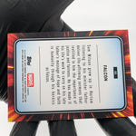 Marvel Card Falcon 80 Yellow Lava Refractor Topps Chrome 2025 [NM]