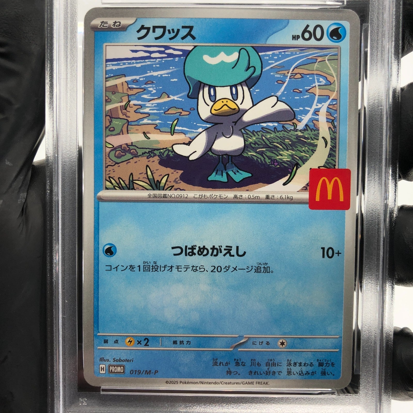 PSA 10 Pokemon Card Quaxly 019/M-P McDonalds Promo Japanese Karte [10] 2