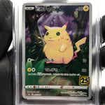 PSA 9 Pokemon Card Pikachu 001/028 25th E S8a Japanese Karte [9] 2