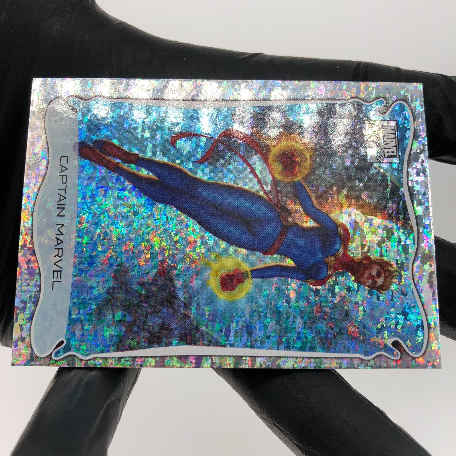 Marvel Card Captain Marvel 13 of 20 /99 Fleer Upper Deck Masterpieces 2022 [NM]