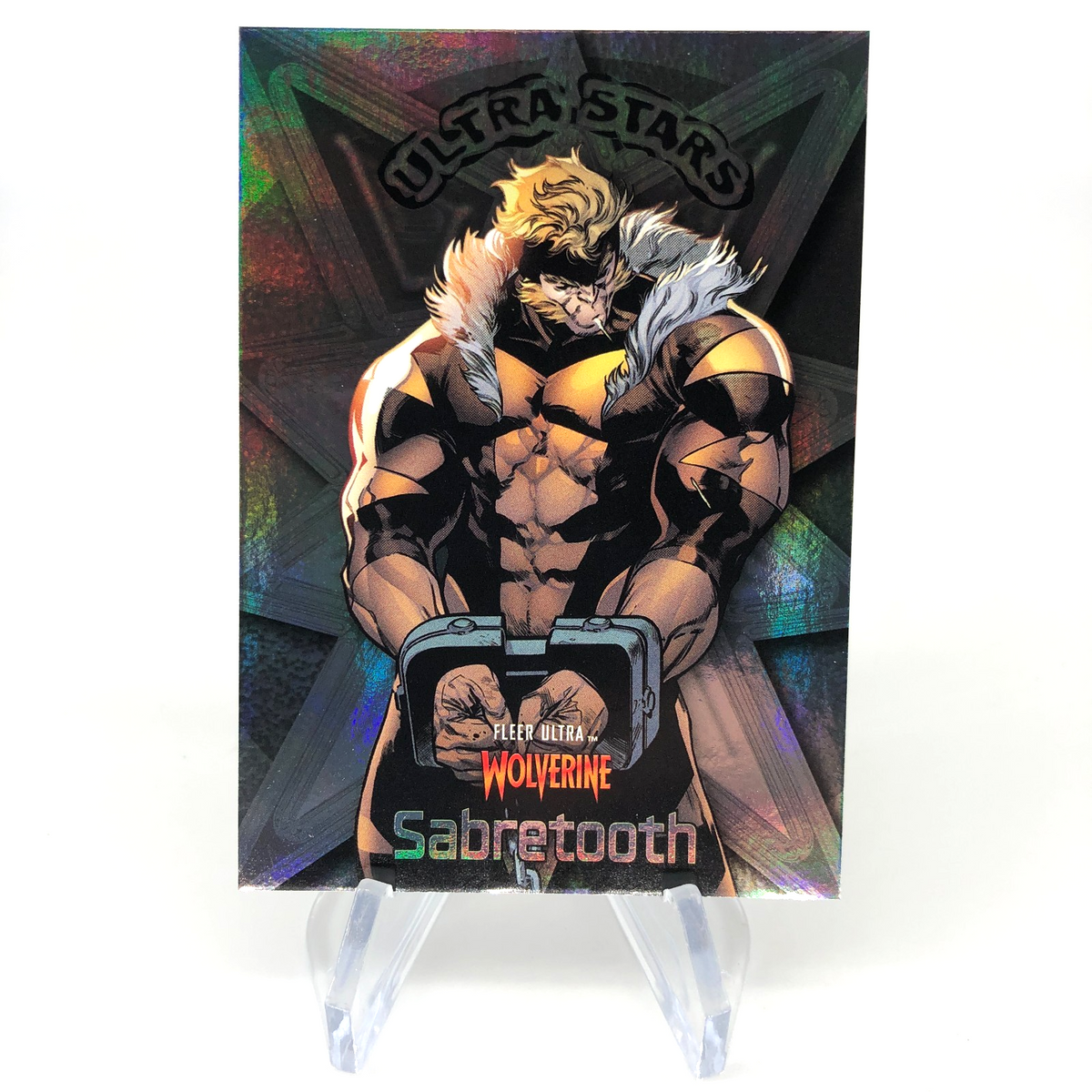 Marvel Card Sabertooth US3 Wolverine 2022 Fleer Upper Deck [NM]